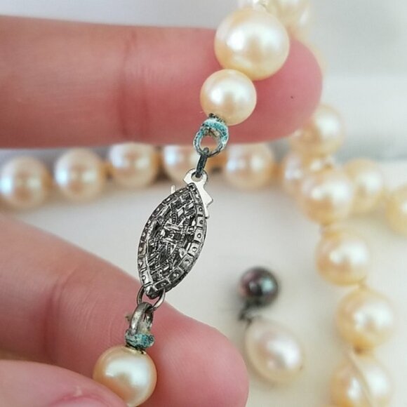 Sterling Silver & Freshwater Pearl Set - Picture 8 of 8